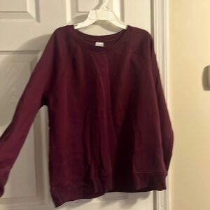 Warm maroon sweater